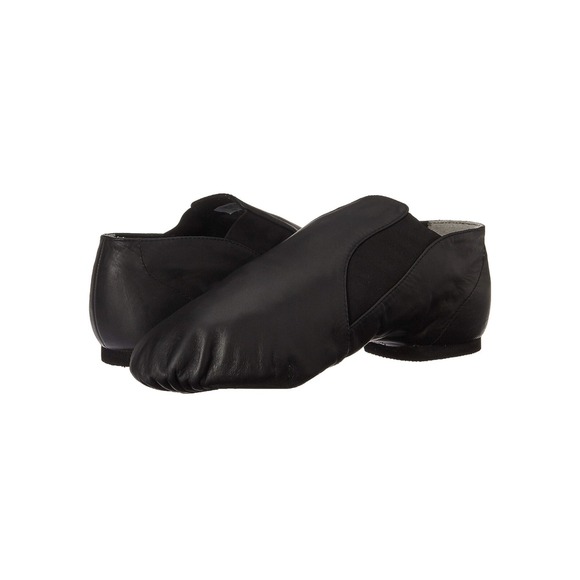 Bloch Dance Men's Elasta Bootie Leather and Elastic Split Sole Jazz Shoe Black 3 - Picture 11 of 12